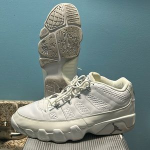 Nike Jordan 9 IX Low Size 13 White Chrome Used. Original Box Included.